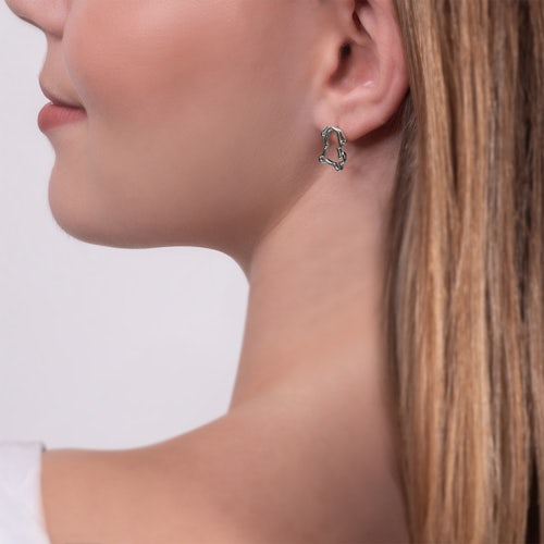 Kolczyki pies Animals: srebrne